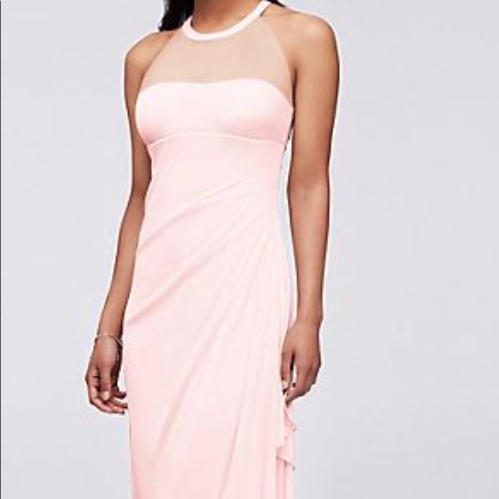 David’s Bridal Long Mesh Dress Sz 12